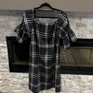 Sugarlips Plaid black and white Dress size Large